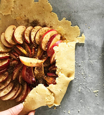 Recette tarte rustique aux pommes