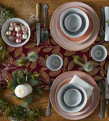 Décoration table de Noël.