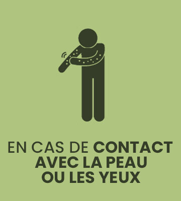 Contact avec la peau ou les yeux
