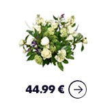 Bouquet ''Fleurs de France'' Blanc