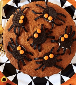 Gâteau d'araignées d’halloween