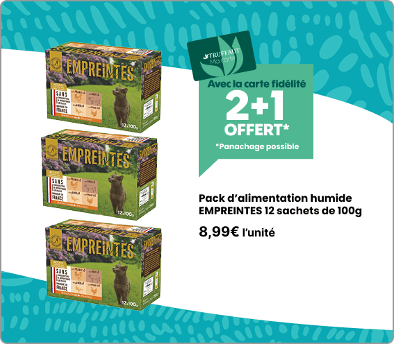 2+1 offert pack alimentation humide EMPREINTES