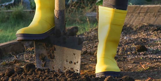 Sabots et bottes de jardin