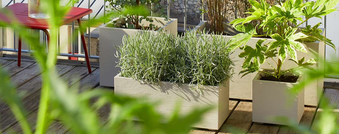 Pots en fibres