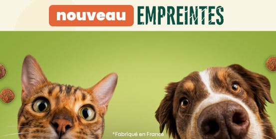 Empreintes : Alimentation chiens et chats