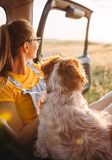 En vacances avec ses animaux