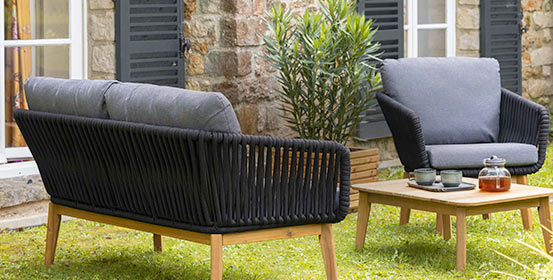 Brighton : mobilier de jardin