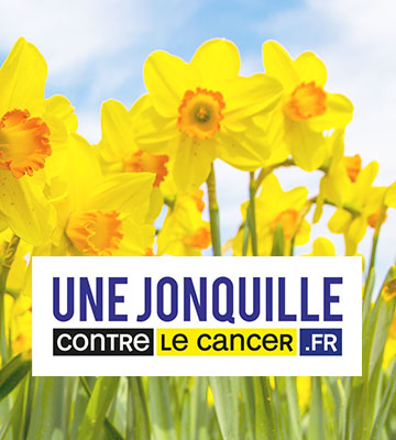Truffaut soutient une Jonquille contre le cancer