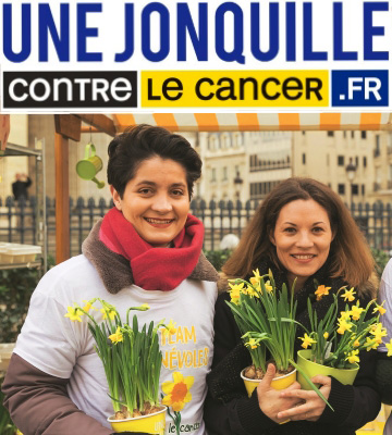 Truffaut soutient une Jonquille contre le cancer